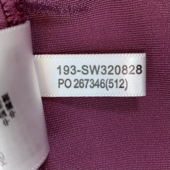 Tommy Bahama SILK Velvet Sands Sz M Tie Neck Pullover Blouse Fuchsia - Picture 10 of 16